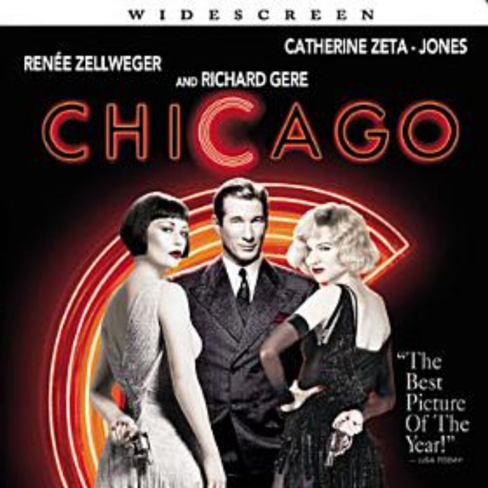 Chicago DVD Widescreen Renee Zellweger Richard Gere Catherine ZetaJones PG13